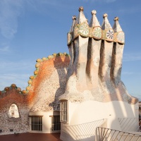 Casa Batllo, Barcelona, Aufnahmedetails => Canon EOS 5D Mark II | f9 | 24mm | Iso 100 | 0.01s