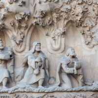 Sagrada Familia, Barcelona, Aufnahmedetails => Canon EOS 5D Mark II | f7,1 | 105mm | Iso 320 | 0.01s