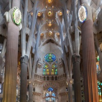 Sagrada Familia, Barcelona, Aufnahmedetails => Canon EOS 5D Mark II | f7,1 | 16mm | Iso 640 | 0.0667s