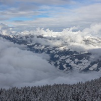 Österreich, Wolkenspiel im Zillertal