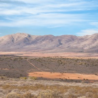 Südafrika, kleine Karoo in der Nahe von  Oudtshoorn