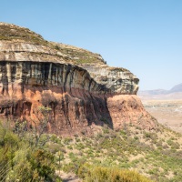 Südafrika, Berglandschaft in den Drakensbergen, Golden Gate National Park