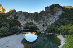 August, Pont-d'Arc, Ardèche