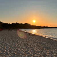 Sonnenuntergang am Plage d'Aregno