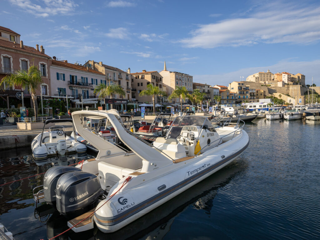 Calvi mit Blick auf die Zitadelle