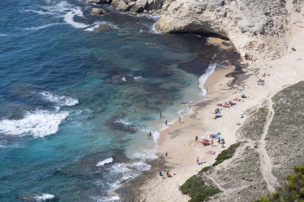 Naturstrand in der Nähe von Bonifacio